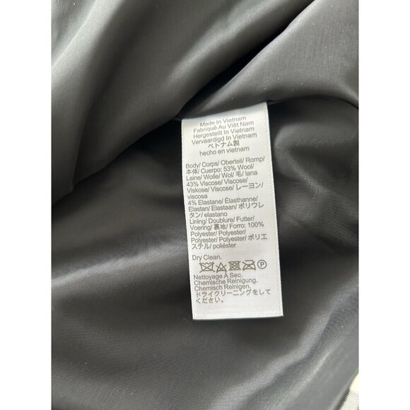 Madewell $148 V-Neck Mini Vest Dress, Black & White Checkered Gingham, Sz 10 - Picture 8 of 13